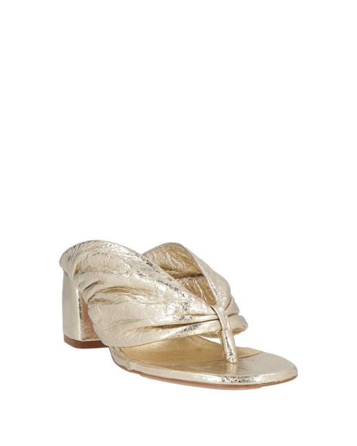 Forte_forte Natural Thong Sandal Leather