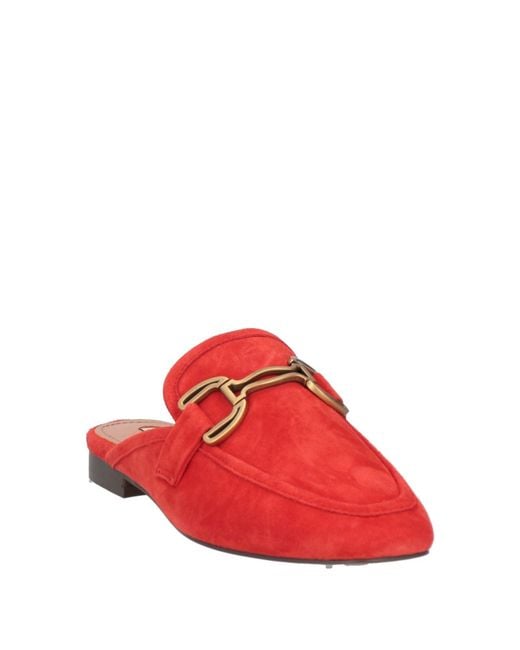 Bibi Lou Red Mules & Clogs