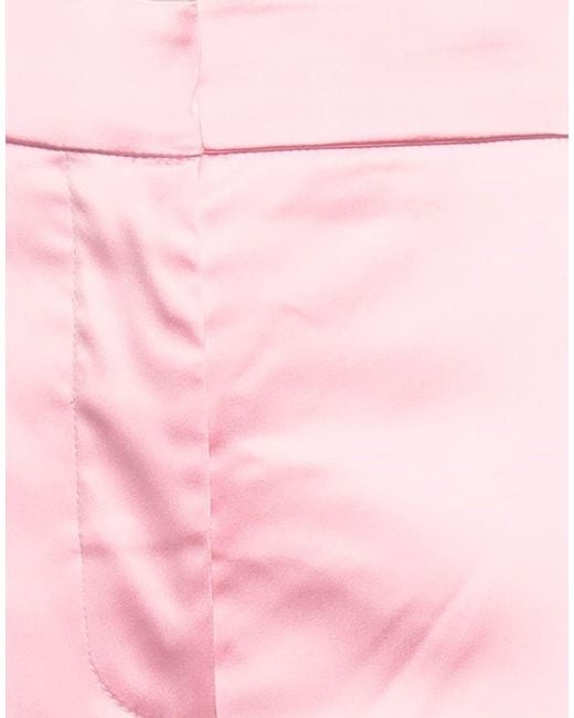 Semicouture Pink Pants Acetate, Polyamide, Elastane