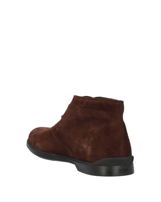 Tod's Brown Ankle Boots for men
