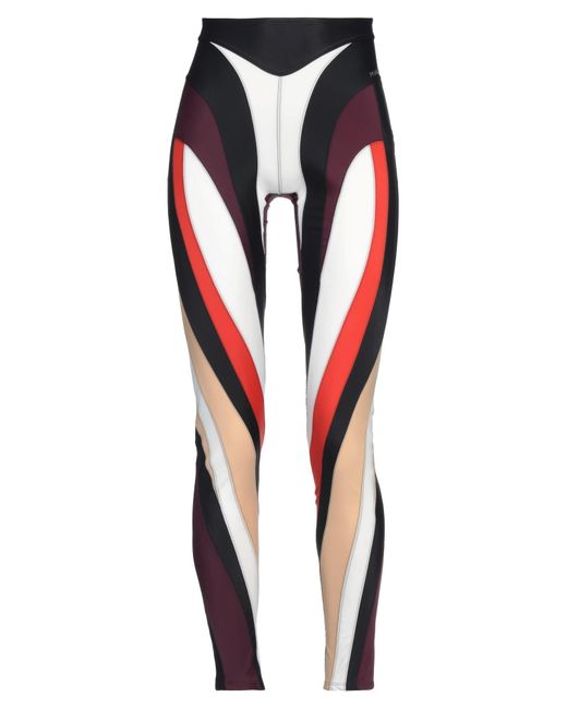 Mugler Red Leggings