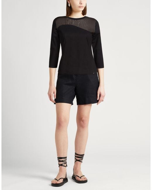 Herno Black Midnight T-Shirt Cotton