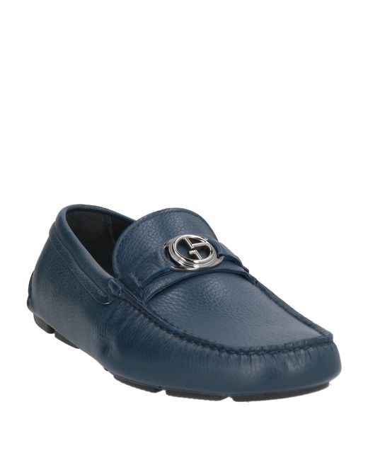 Giorgio Armani Blue Loafers for men