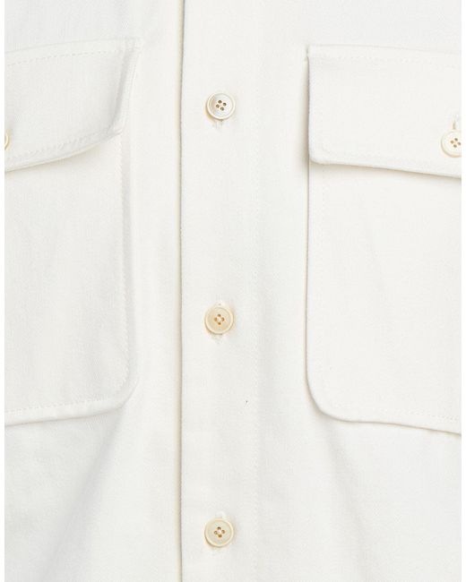 Jil Sander White Jacket Cotton for men