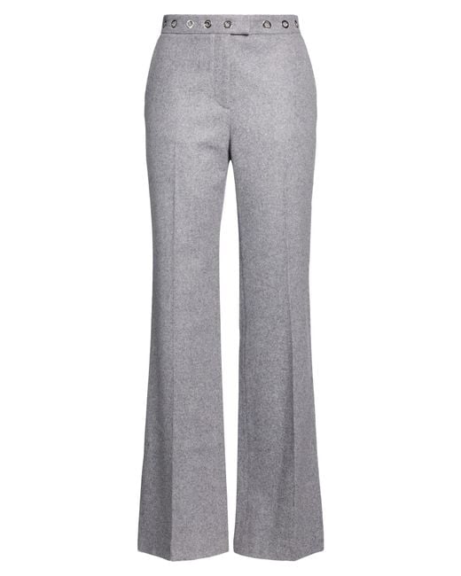 MSGM Gray Pants Virgin Wool