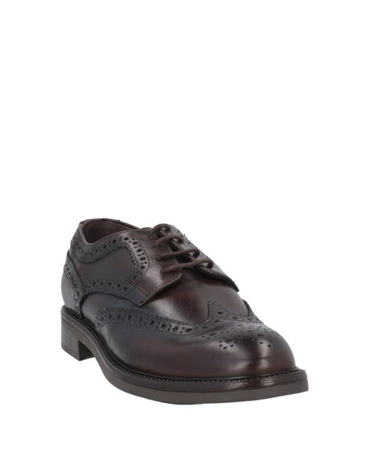 CafeNoir Brown Lace-up Shoes for men