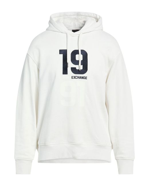 ARMANI EXCHANGE White Sweatshirt for men