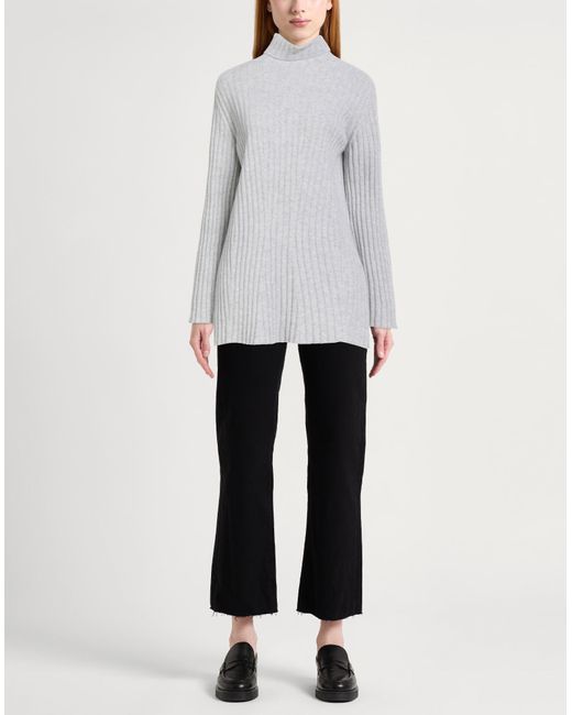 Twinset Gray Rollkragenpullover