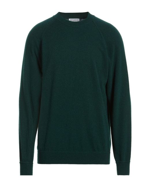 REFABRICS Pullover in Green für Herren