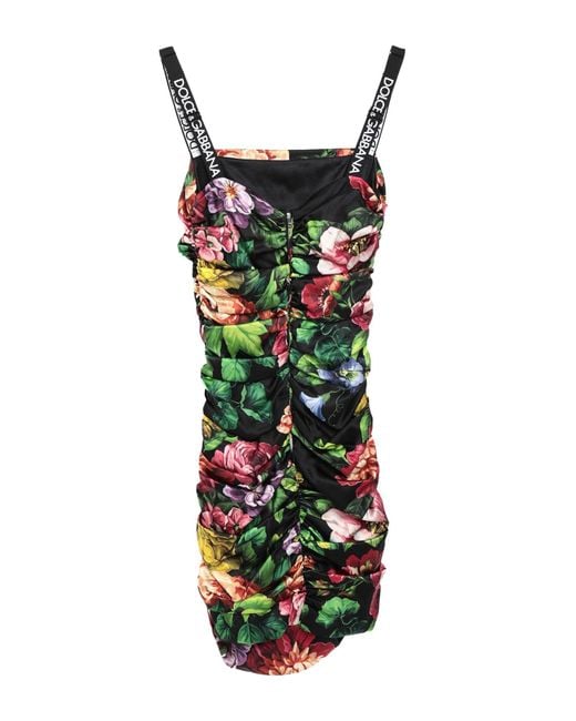 Dolce & Gabbana Green Mini-Kleid