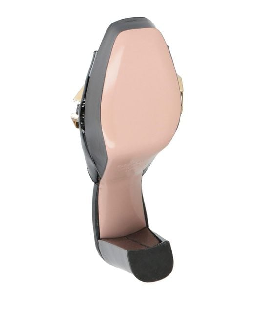 Gedebe Black Sandals Leather
