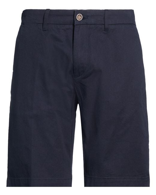 Harmont & Blaine Blue Shorts & Bermuda Shorts Cotton, Elastane for men