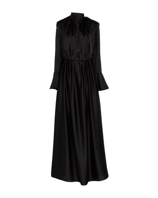 SILENCE LIMITED Black Maxi Dress Pes