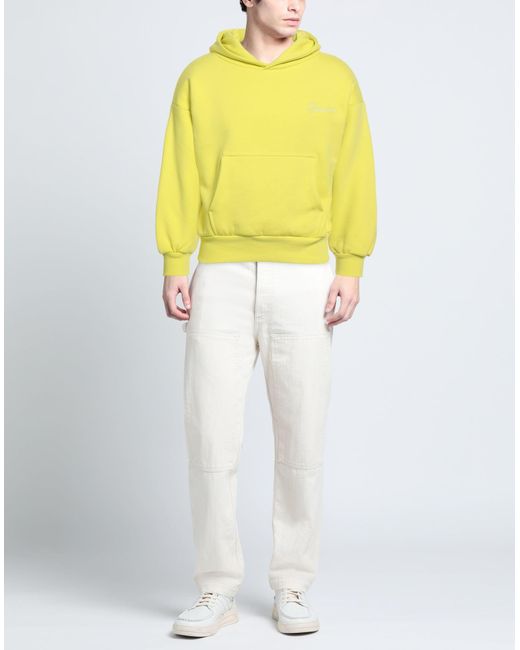 GARMENT WORKSHOP Yellow Sweatshirt for men