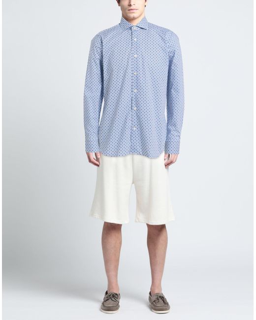 Guglielminotti Blue Shirts for men