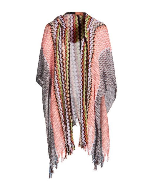 Poncho Missoni de color Pink