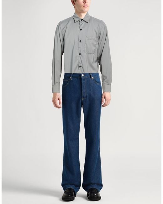 BE ABLE Gray Shirt Wool for men