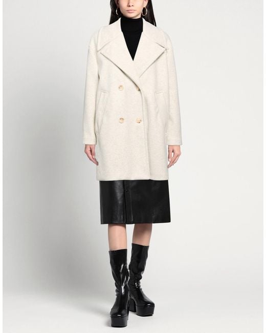 CROCHÈ White Coat Polyester, Wool
