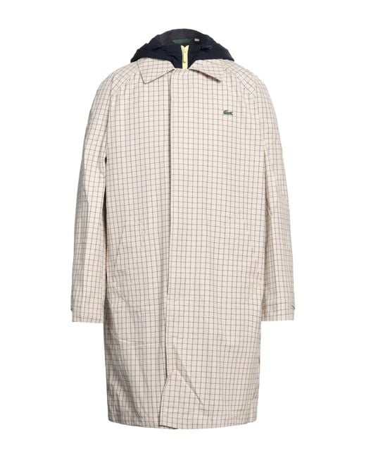 Lacoste White Overcoat & Trench Coat for men