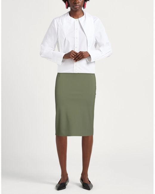 La Petite Robe Di Chiara Boni Green Midi-Rock