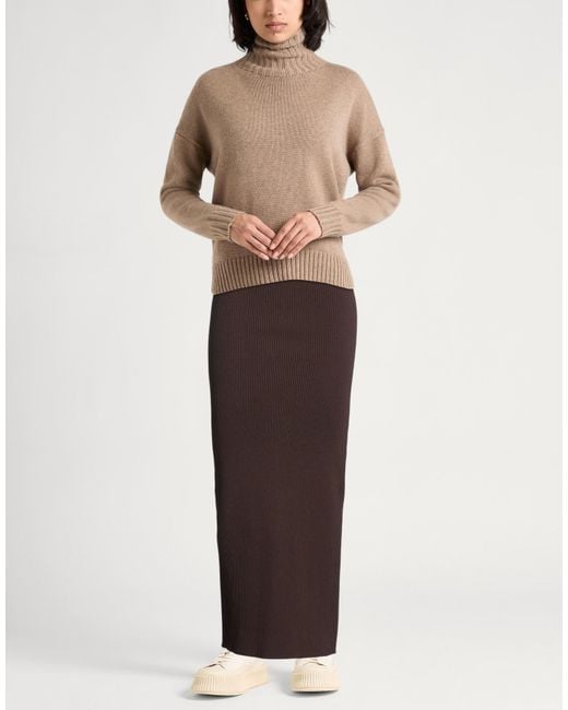 Max Mara Brown Maxi Skirts