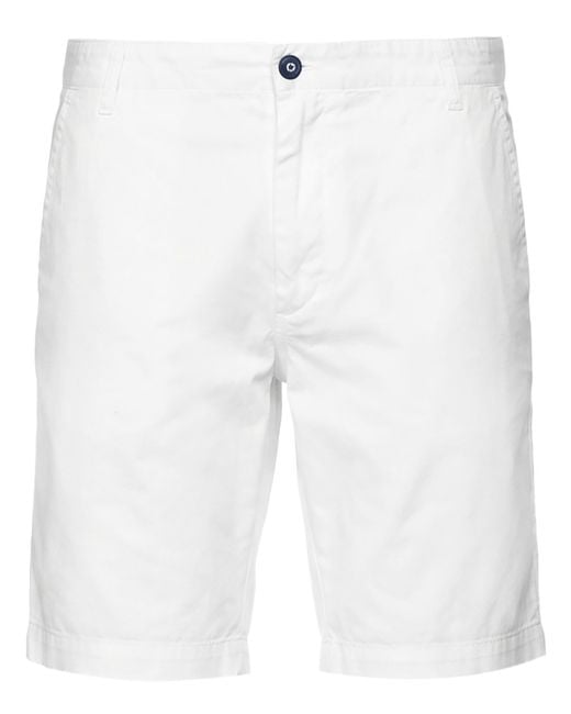 Vilebrequin White Shorts & Bermuda Shorts Cotton, Elastane for men
