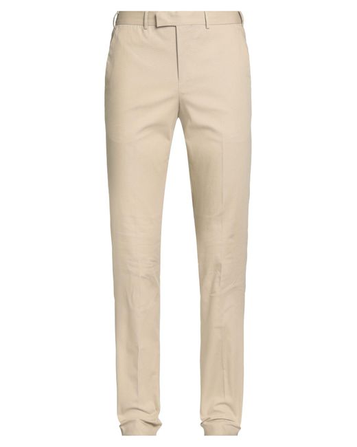 PT Torino Natural Sand Pants Cotton, Elastane for men