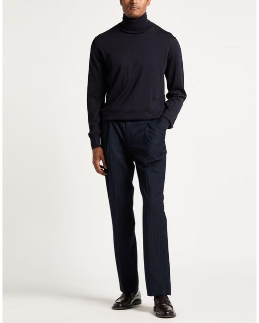 Dolce & Gabbana Blue Midnight Turtleneck Cashmere for men