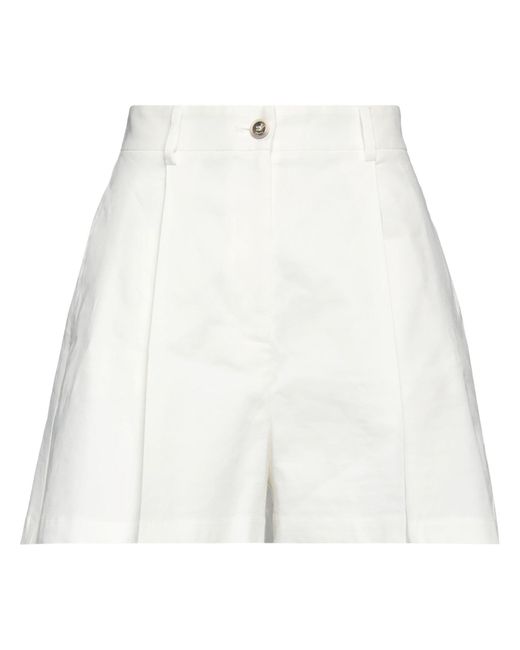 Pinko White Shorts & Bermudashorts