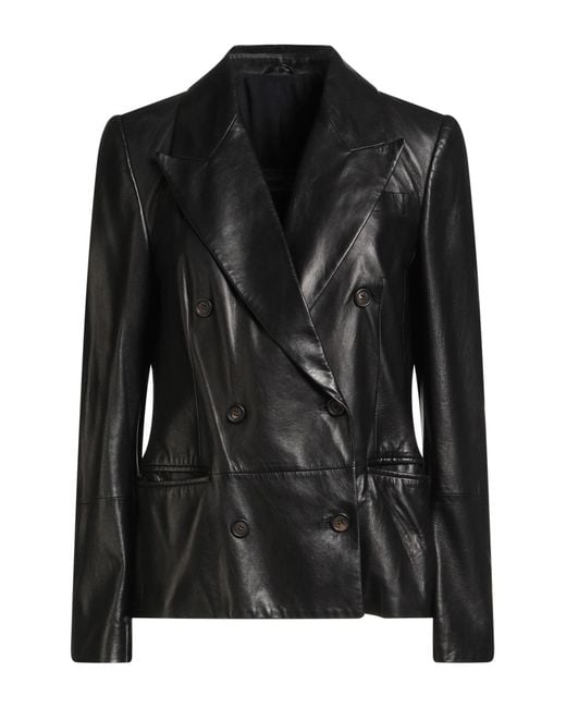 Brunello Cucinelli Black Blazers