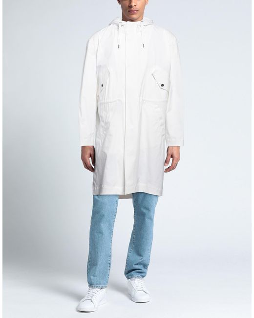Herno White Overcoat & Trench Coat for men