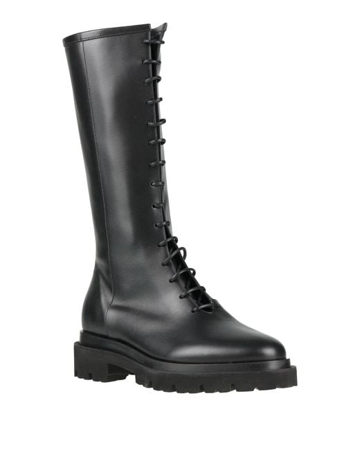 Ilio Smeraldo Black Boot Leather