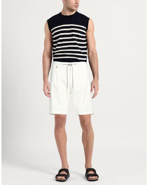 Montecore White Shorts & Bermuda Shorts for men