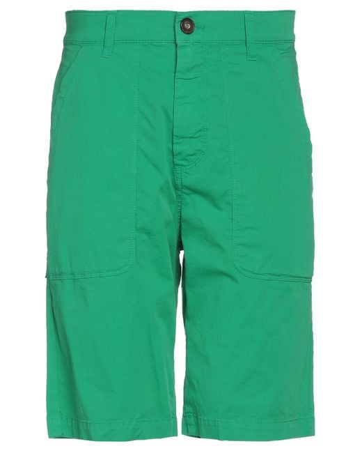 Dirk Bikkembergs Green Shorts & Bermuda Shorts for men