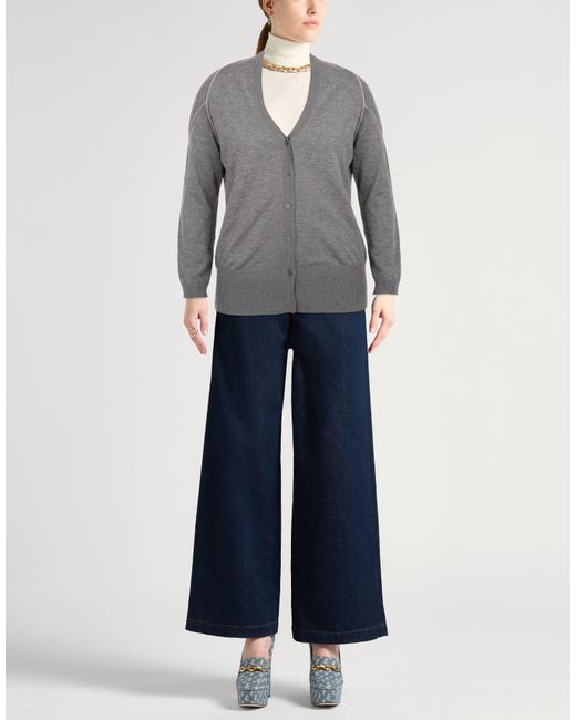 Liviana Conti Gray Cardigan