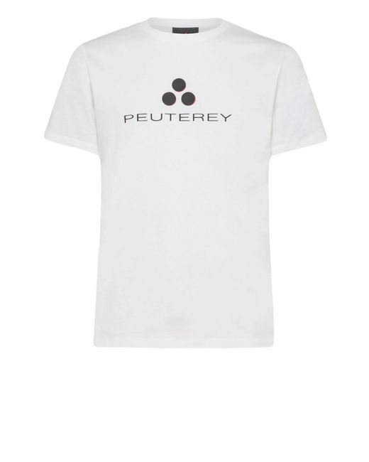 T-shirt di Peuterey in White da Uomo