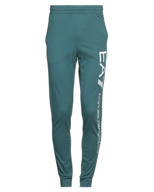 EA7 Green Deep Pants Cotton for men