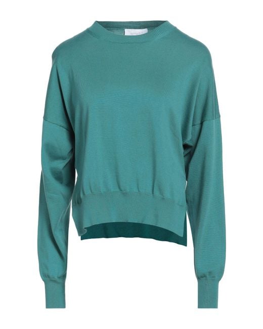Daniele Fiesoli Green Deep Sweater Cotton
