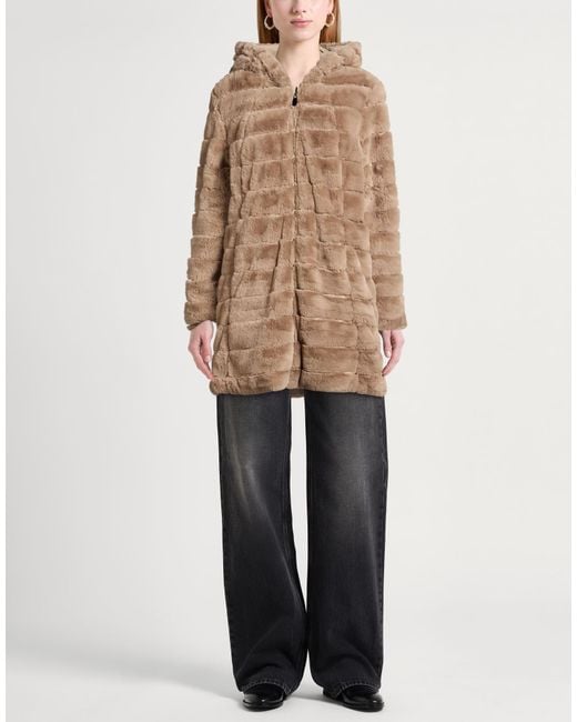 CoSTUME NATIONAL Brown Shearling & Teddy