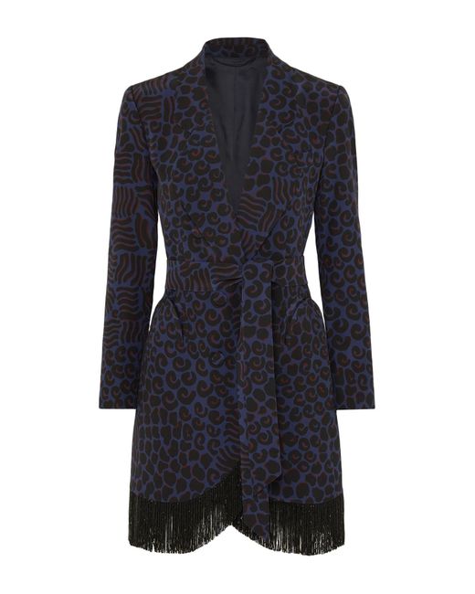 Blazé Milano Blue Overcoat & Trench Coat