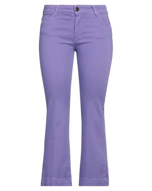 SIMONA CORSELLINI Purple Trouser