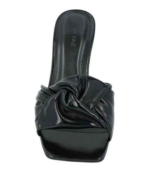 By Far Black Sandals