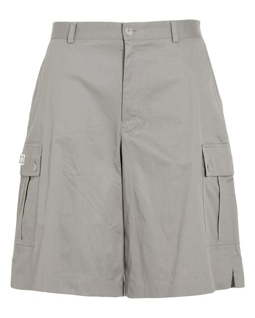 Dolce & Gabbana Gray Shorts & Bermuda Shorts Cotton, Elastane for men