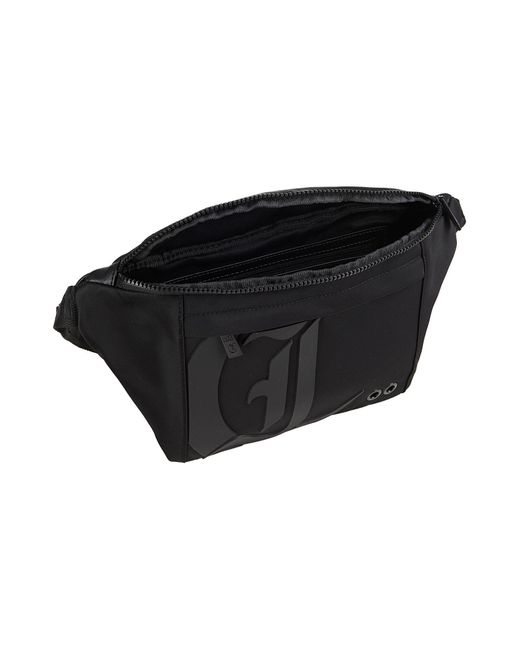 Just Cavalli Black Belt Bag for men