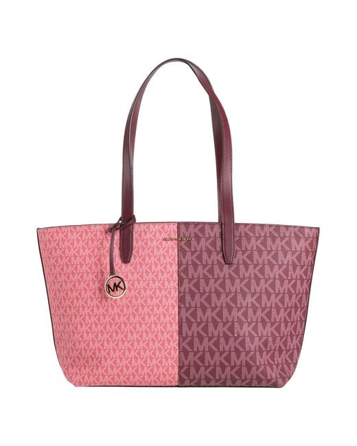 MICHAEL Michael Kors Pink Burgundy Shoulder Bag Pvc