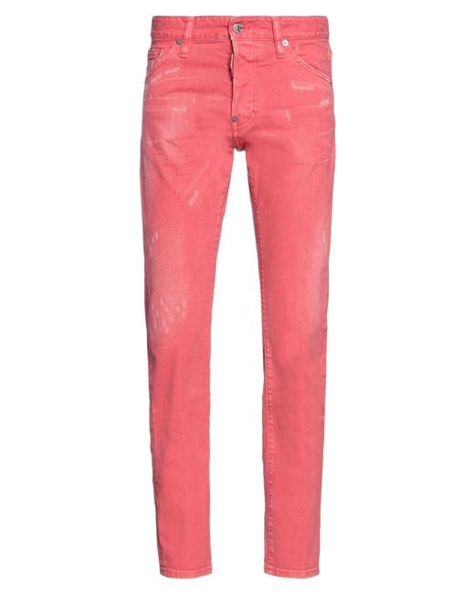 Pantalon en jean DSquared² pour homme en coloris Red