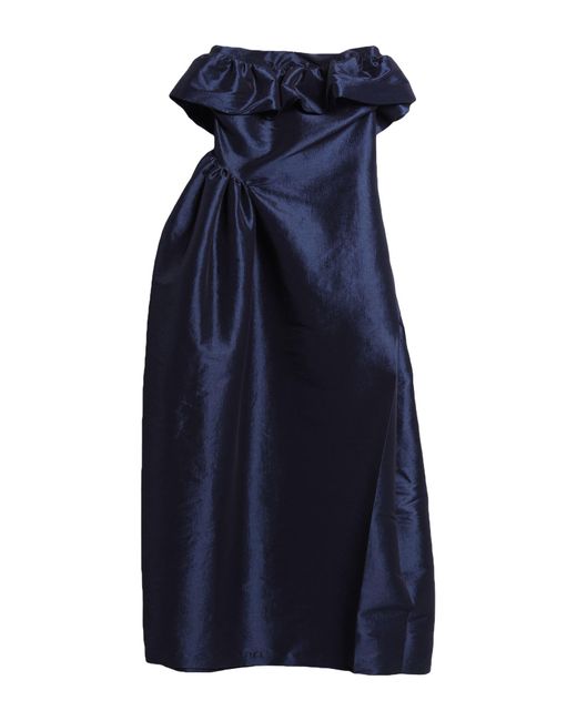 Kika Vargas Blue Midi Dress