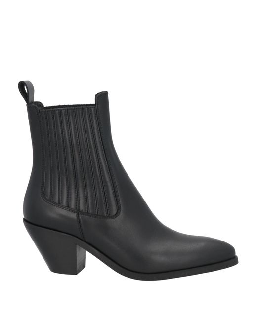 Semicouture Black Ankle Boots