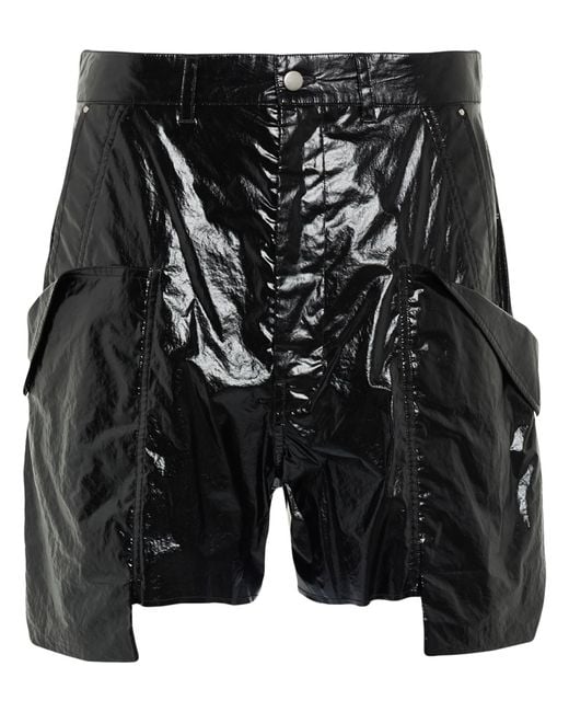 Rick Owens Black Shorts & Bermuda Shorts Cotton for men