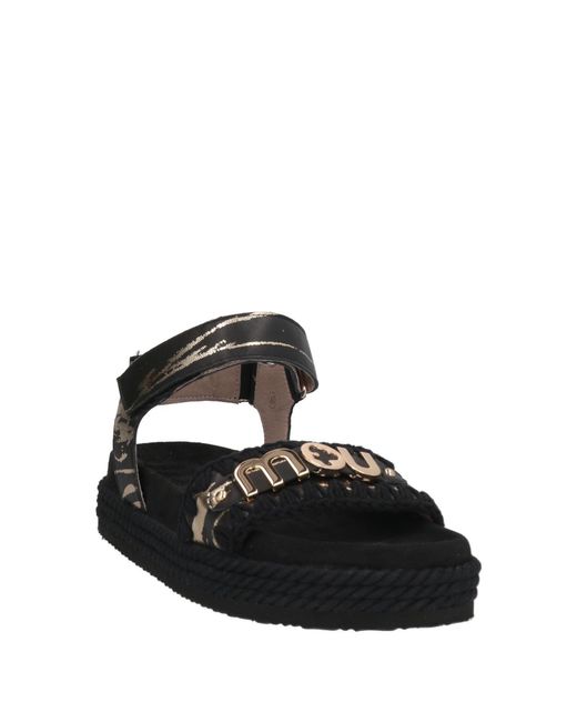 Mou Black Espadrilles